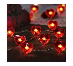 Guirnalda decorativa 20L 210 cm Corazón Ledzone