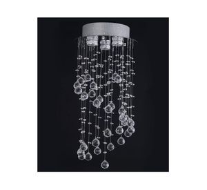 Lámpara colgar 3L GU10 cristales Abitare