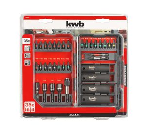 Set de puntas Impact 35 piezas KWB.