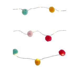 Guirnalda LED 20L Pom pom Abitare