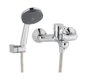 Combinación tina ducha Arona cromo Stretto.