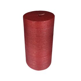 Vela Pilar rojo metálico