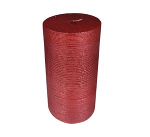 Vela Pilar rojo metálico