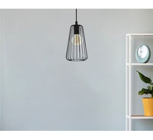 Lámpara colgar 1L E27 Austell negro Eglo.