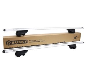 Barra techo auto Riel Abierto 1350 mm