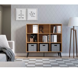 Librero Retro 0655 café 9 espacios