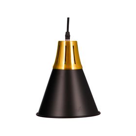 Lámpara colgar 1L E27 Cecile negro Abitare