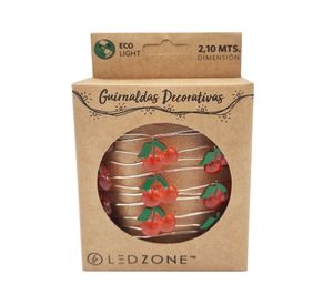 Luz decorativa Led guirnalda Cherry luz cálida 210 cm