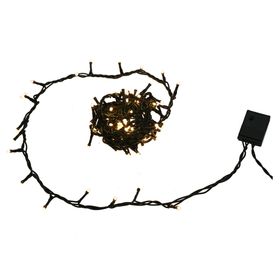 Guirnalda navidad LED 100L luz blanca cálida