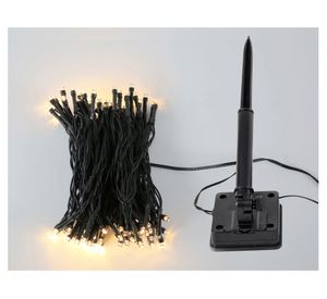 luces navidad solar 100L blanca funciones Cotidiana