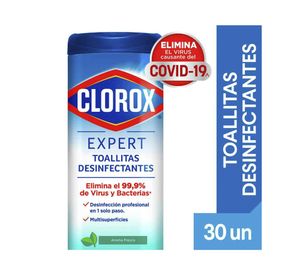 Toallas desinfectantes Fresh canister 30 unidades Clorox