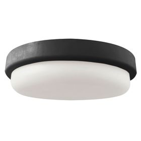 Plafón Led 9W luz cálida Tortuga negro