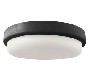 Plafón Led 9W luz cálida Tortuga negro