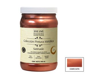 Esmalte al agua 946 ml Modern Masters cobre satín satín Rust-Oleum