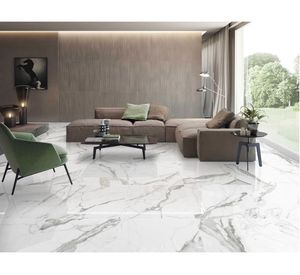 Porcelanato piso muro 60x120 cm Statuario blanco 1.44 m2 Klipen