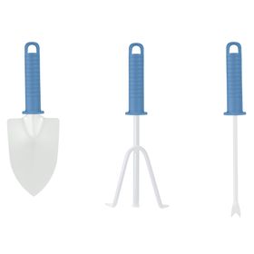 Herramienta jardín Capri azul 3 piezas
