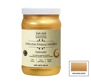 Esmalte al agua 946 ml Modern Masters oro rosa satín satín Rust-Oleum