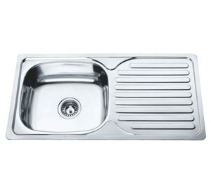 Lavaplatos Urban single gris 17x86x43.5 cm