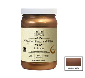 Esmalte al agua 946 ml Modern Masters bronce satín satín Rust-Oleum