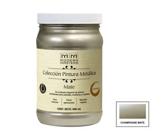 Esmalte al agua 946ml Modern Masters champagne mate Rust Oleum