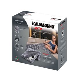 Manta eléctrica 95x150 cm gris Scaldasonno