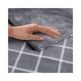 Manta eléctrica 95x150 cm gris Scaldasonno