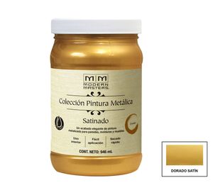 Esmalte al agua 946 ml Modern Masters dorado satín satín Rust-Oleum