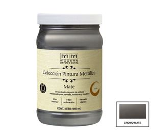 Esmalte al agua 946ml Modern Masters cromo mate Rust Oleum