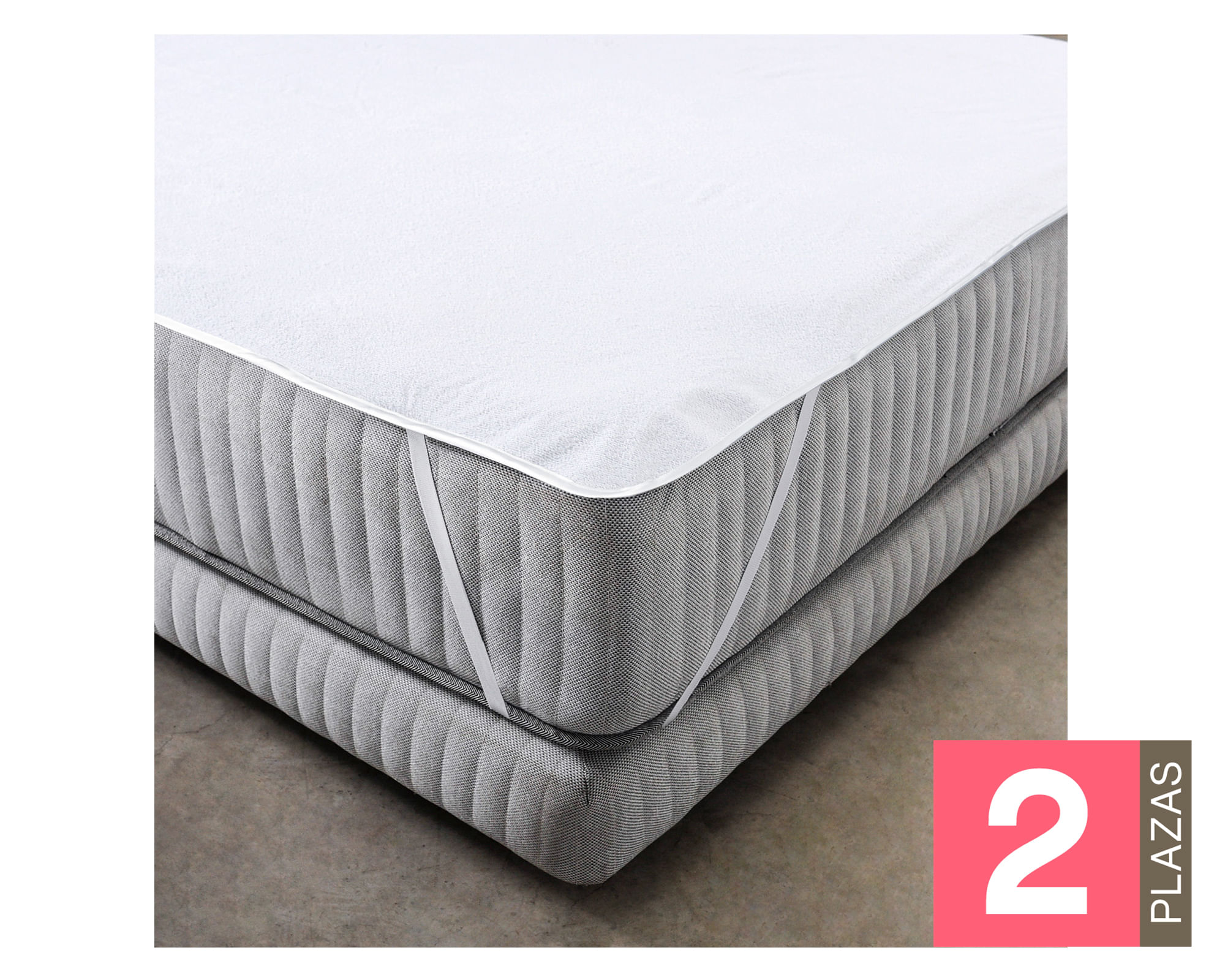 Cannon Cubrecolchón Terry Waterproof blanco 2 plazas