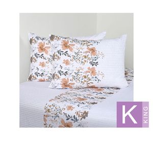 Juego sábanas king 200H Glow diseño