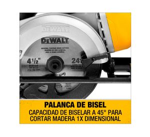 Sierra circular inalámbrico 4 1/2" DCS571B 20V