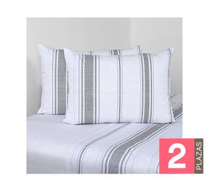 Juego sábanas 2 plazas 200H Diagonals diseño