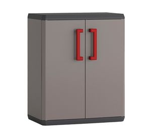 Estante organizador bajo Quadra gris mate 83x68x39 cm