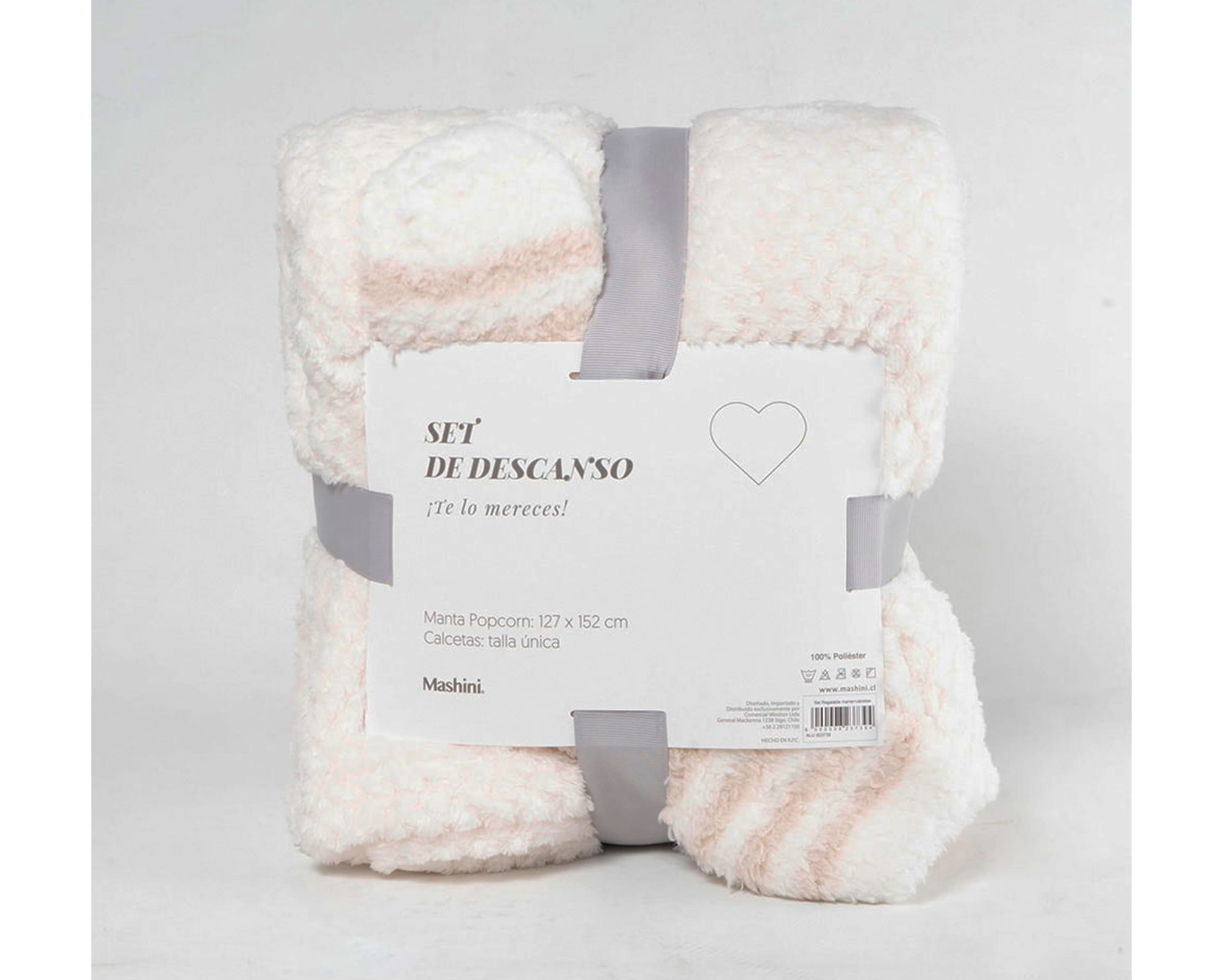 Set Manta + Calcetas Crudo