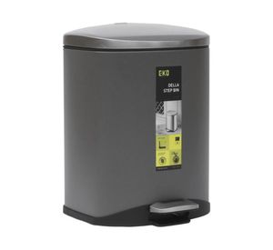 Basurero 6 litros Soft gris EKO