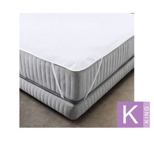 Cubrecolchón Terry Waterproof blanco King