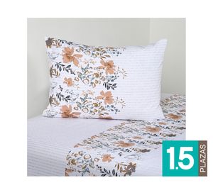 Juego sábanas 1.5 plazas 200H Glow diseño