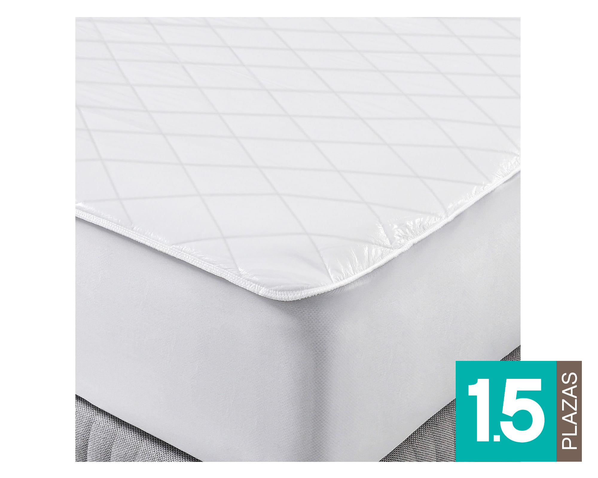 Cannon Cubrecolchón Tencel blanco 1.5 plazas