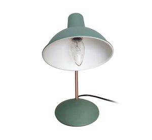 Lámpara sobremesa 1L E14 Brivio verde té