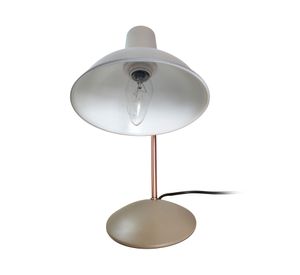 Lámpara sobremesa 1L E14 Brivio café humus