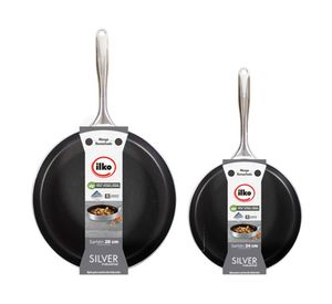 Pack 2 sartenes Silver industrial 24/28 cm