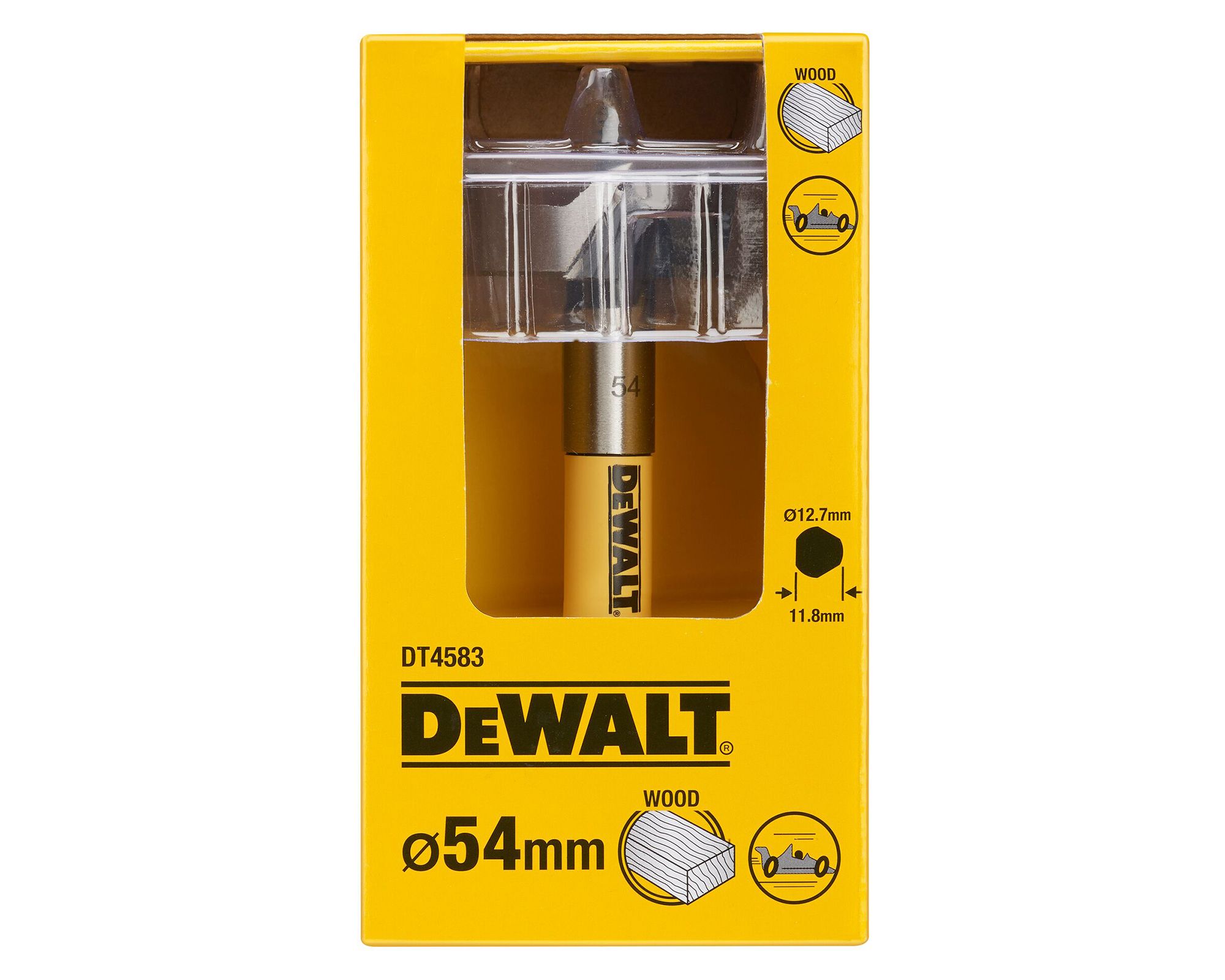 Broca auto perforante madera 54 mm DT4583-QZ
