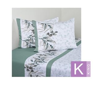 Juego de sábanas king 200H Juncus diseño