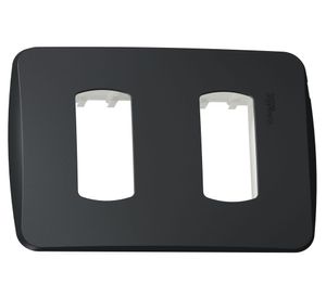 Tapa doble Miluz grafito Schneider Electric