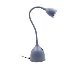 Lámpara de escritorio LED luz día Albert gris