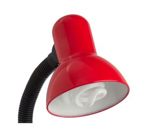 Lámpara escritorio 1L E27 Flexible rojo/beige Abitare