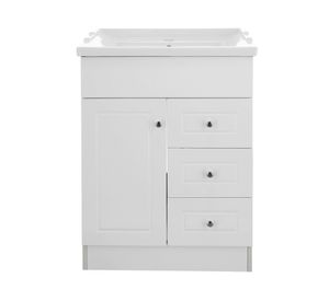 Mueble vanitorio 60 cm B60-PHNB+F-60 blanco Domsa