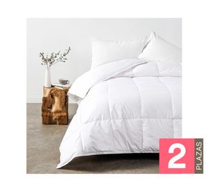 Plumón 2 plazas pluma Goose Down blanco Cannon Home
