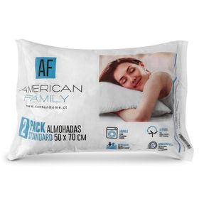 Almohada 50x70 cm 2 unidades American Family