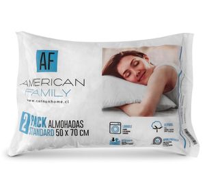 Almohada 50x70 cm 2 unidades American Family